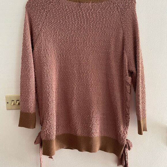 Dreamers mauve sweater with side detail size M/L - Picture 6 of 6
